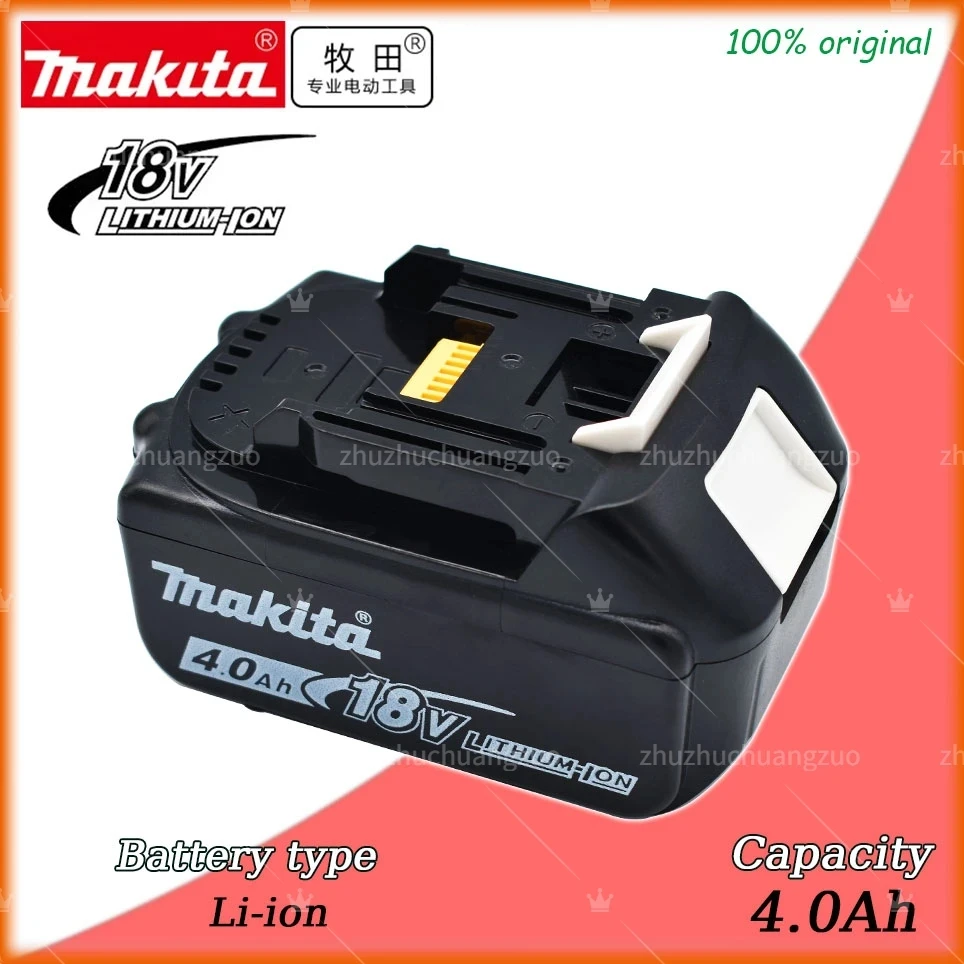 

Original Makita 18V 4.0Ah With LED lithium ion replacement LXT BL1860 BL1830 BL1850 Makita rechargeable power tool battery 6AH
