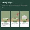 Egg cooker Portable Low Power Student Dormitory Mini Breakfast Machine Automatic Power Off Electric Steamer Kitchen Tool 150W 3