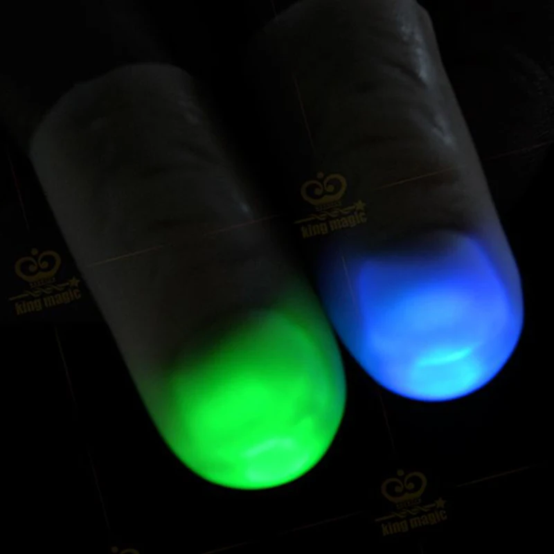 6 Luci Magiche Per Pollice A LED – Punte Luminose Per Trucchi, Scherzi E Spettacoli