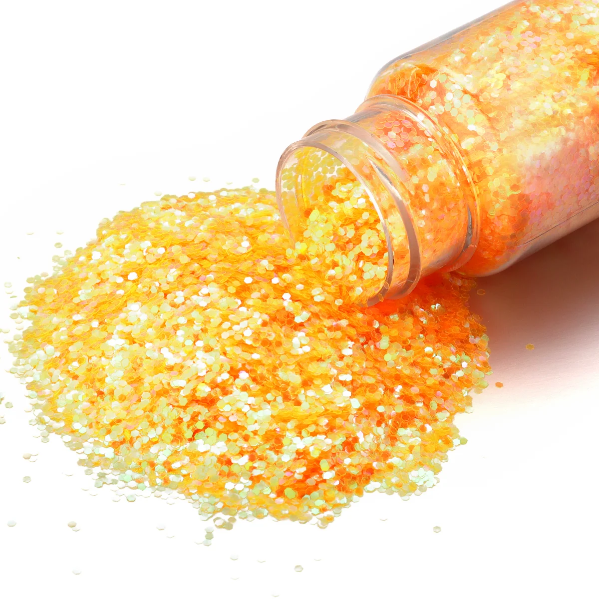 Sparkly Fine Glitter Powder for Arts and Crafts, Nail Art, and Cosmetic Use - Rainbow Colors
