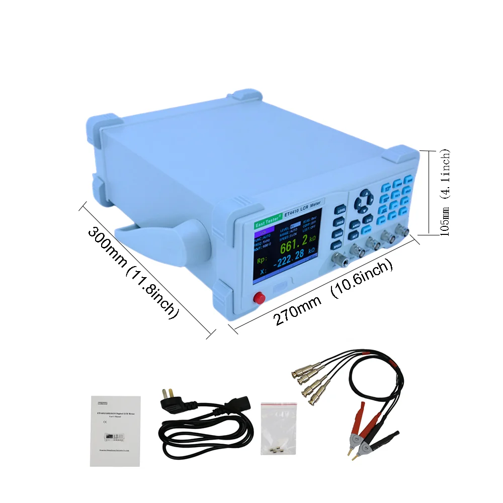 East Tester Desktop Electric Bridge ET4401/2/10 Resistance Impedance Capacitance Inductance Measure Instrument Digital LCR Meter 4
