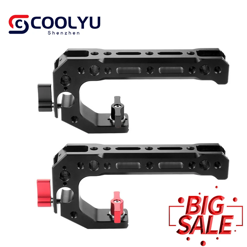 

Universal Camera Rabbit Cage Handle Handle Multi functional Expansion Handle Photography Camera Cold Shoe 15mm Rail Hole