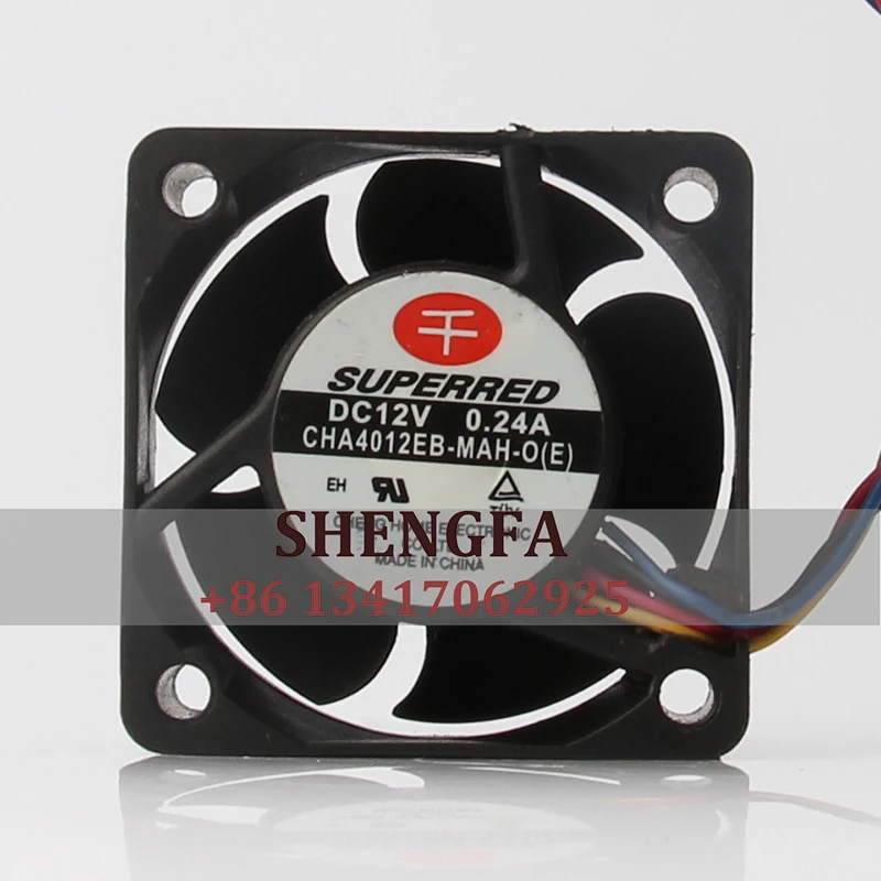 

Qianhong CHA4012EB-MAH-O Case Fan 24V 48V DC12V 0.24A EC AC 40x40x20mm 4cm 4020 PWM 4-wire Temperature Controlled Axial Flow