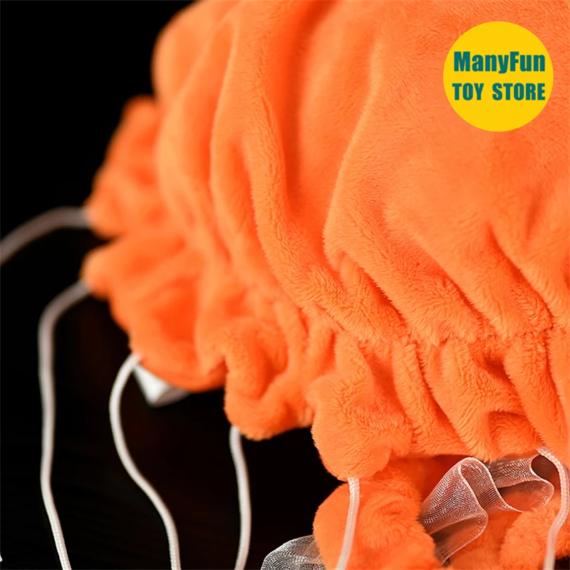 Jellyfish Plush Toy High Fidelity Sea Nettle Plushie Cubozoa Peluche Lifelike Stuffed Animals Simulation Doll Kawai Toy Gifts 6