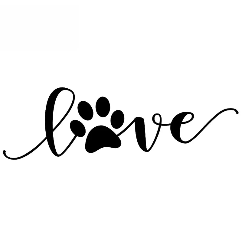 

Автомобильные виниловые наклейки с надписью «Love Dog», 12,7 см * 3,9 см