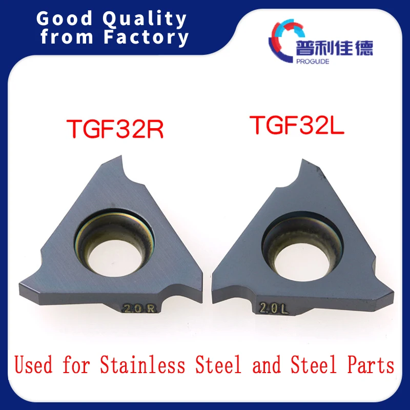 

TGF32R/L 050 060 070 080 090 100 110 125 130 150 160 170 300 PM200 Turning Tool CNC Blades Lathe Cutter Carbide Grooving Inserts