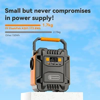 FF Flashfish centrale électrique Portable 200W générateur solaire 172.8Wh batterie prises ca avec panneau solaire 60W pour Camping en plein air RV 6