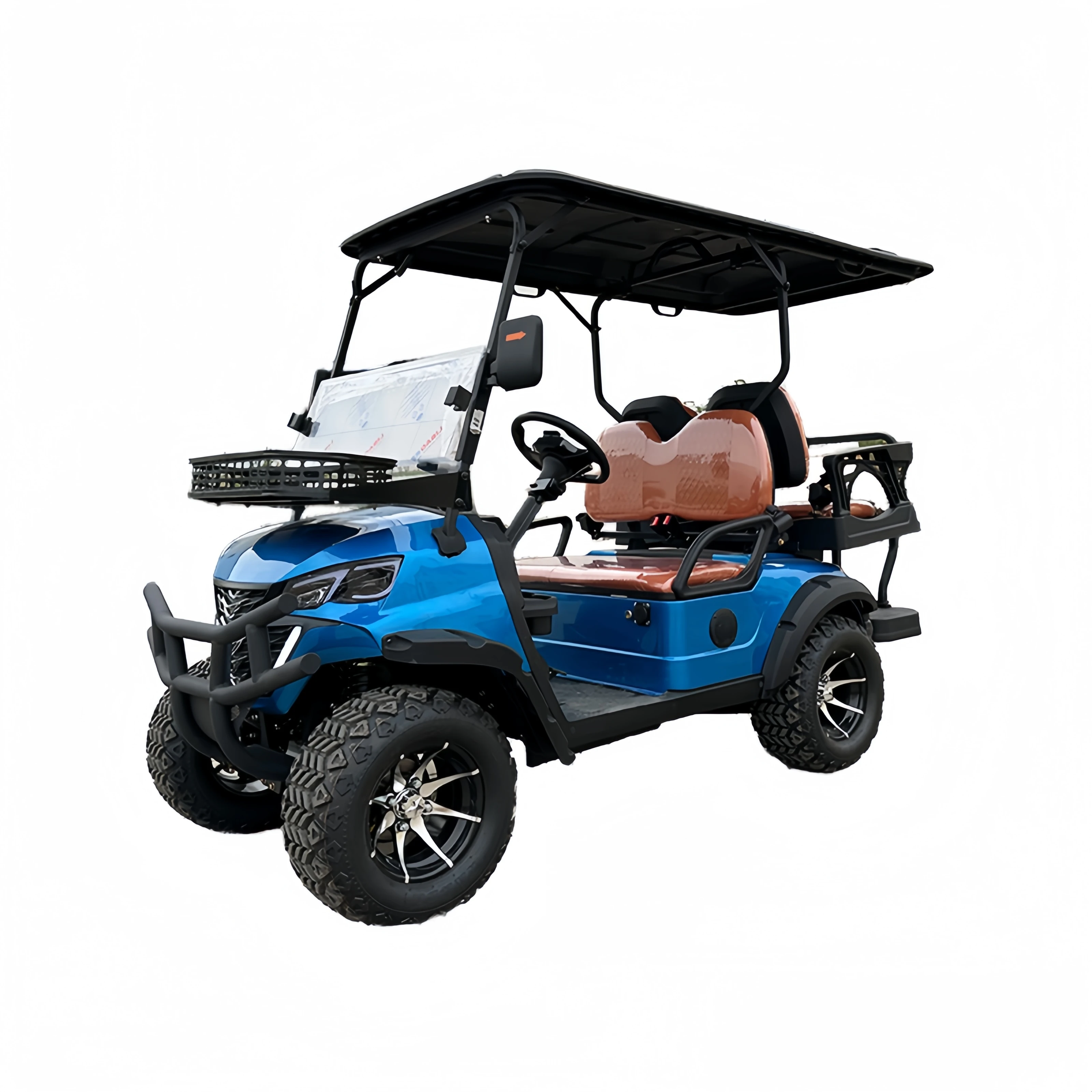 Factory supplier 6-seats electric 72V 5KW engine Golf Car Adult car Electric golf cart