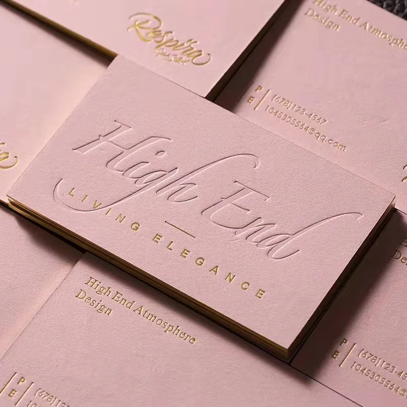 

Business Card Printing Double-sided Cards Coated Paper Production of High-grade Business Coated Color Waterproof PVC CMYK 1 Pcs