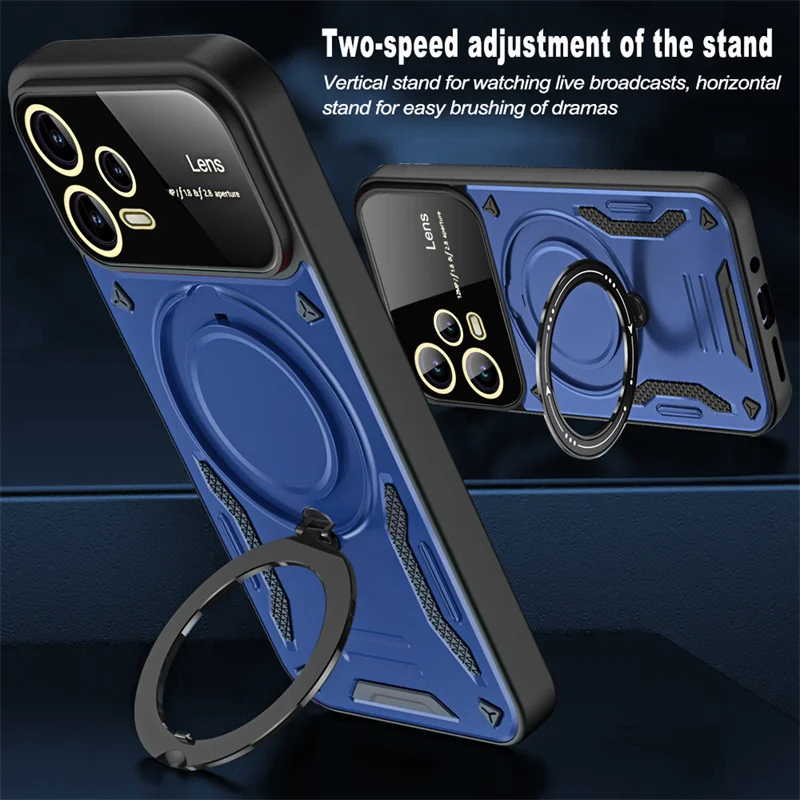 Custodia A Portafoglio Con Cerniera Magnetica Per Xiaomi Poco X5 Pro 5G – Pelle PU Premium Con Slot Per Carte E Funzione Stand – Nero - 2