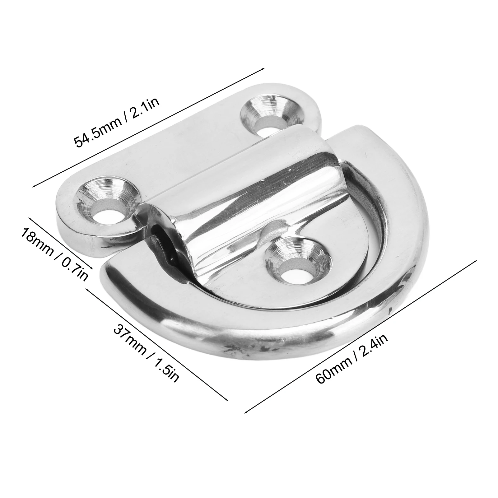 Dado Occhiello Marine Grado 316 Dado A Occhiello In Acciaio Inox A4 316 Marino - Misure M5 M6 M8 M10 M12, Per Sollevamento Bullone Occhiello Acciaio Inox - Foto 10