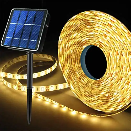 Outdoor Solar LED Strip Light Strip With IP65 Waterproof 5M Light Strip Suitable for Outdoor Courtyard Decoration LED Lights - Image 7