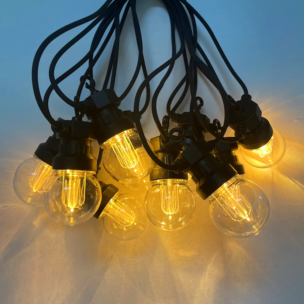 

IP65 Waterproof G50 LED String Lights Outdoor Globe Vintage Festoon Garland Lights For Holiday Cafe Wedding Patio Party