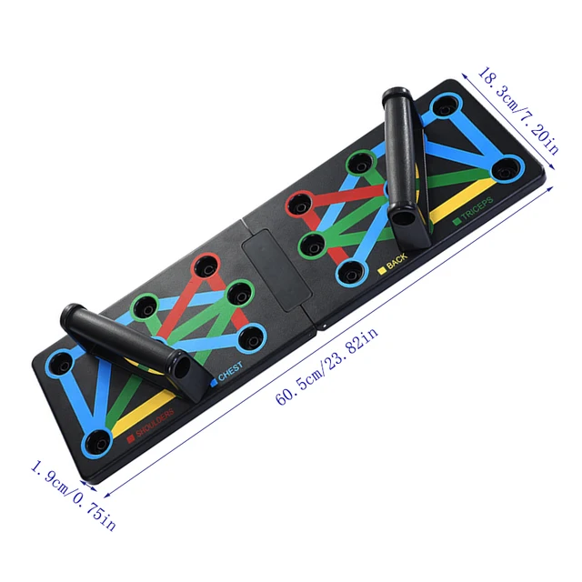 Push-up Board Set Portable Multifunctional Push-up Bar Foldable Fitness Equipment For Chest Abdomen Arms/Back Training 2