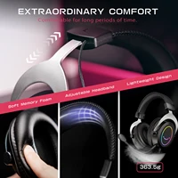 FIFINE Gaming Headpset with Dynamic RGB/MIC/In-line control,Ultra-Soft Memory Foam Ear Pads,for PC PS4 PS5 Xbox Laptops -H3 - Image 5