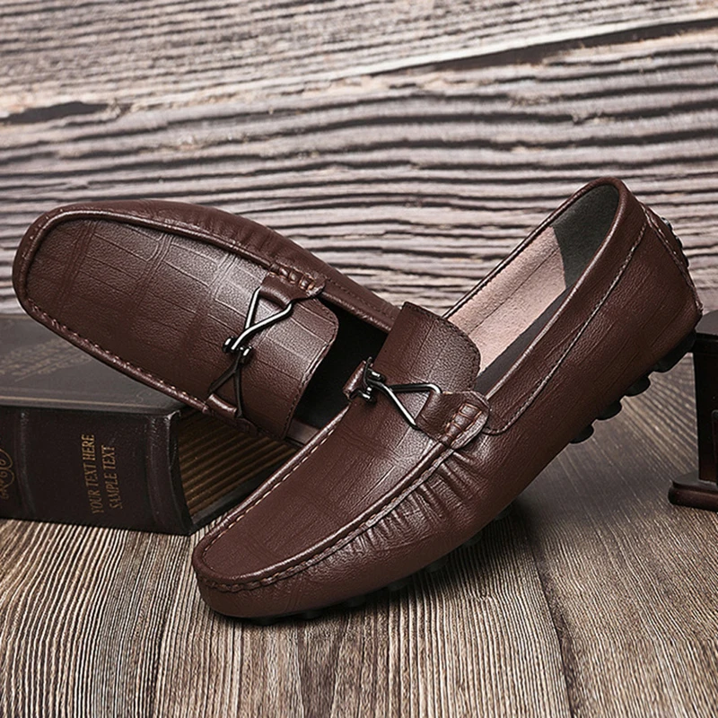 New Summer Men's Inner Heightening Shoes Leather Casual Business Shoes Invisible Height Increasing Sport Elevator 6CM