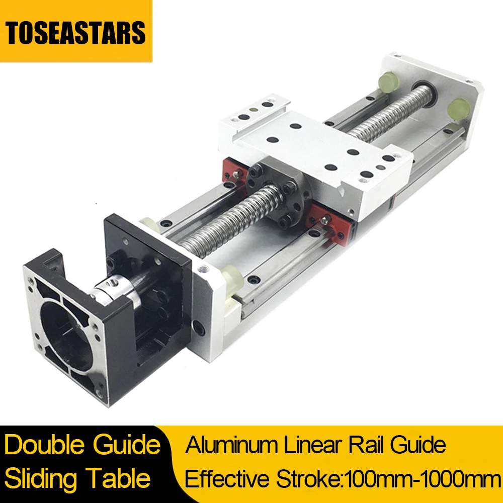 Enclosed Module Linear Guides Rail Aluminum Sliding Table Manual Stage