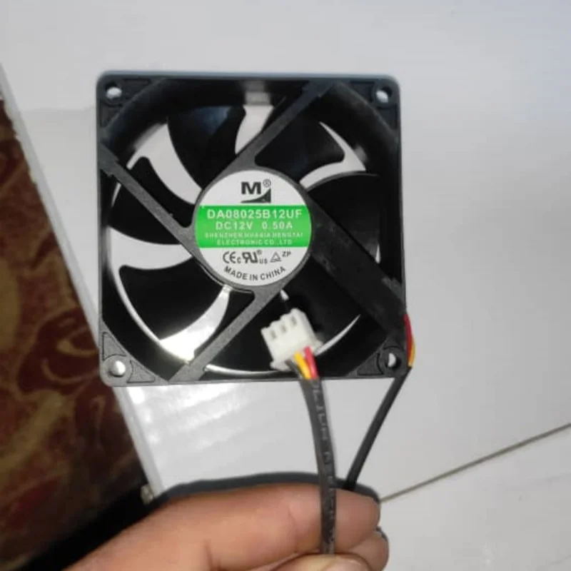 DA08025B12UF-8025-12V-fan-0-50A-8cm-inverter-chassis-power-fan-axial
