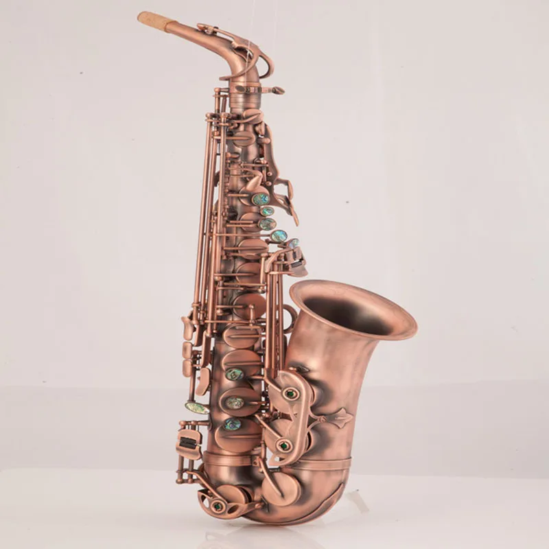 

MAS-600 E-flat alto saxophone instrument with a bronze surface