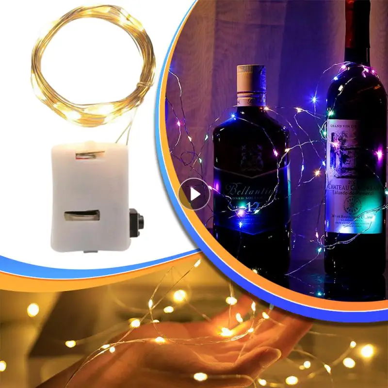 

Xmas Copper Wire Garland Lamp LED String Lights Outdoor Fairy Lighting For Christmas Wedding Party Decoration Lighting Strings