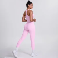 Yoga Top Set Fitness Gym Suit Training Sleeveless Sport Gym Tops Crossover Back Sports Underwear Tummy Control Slimming - Image 5