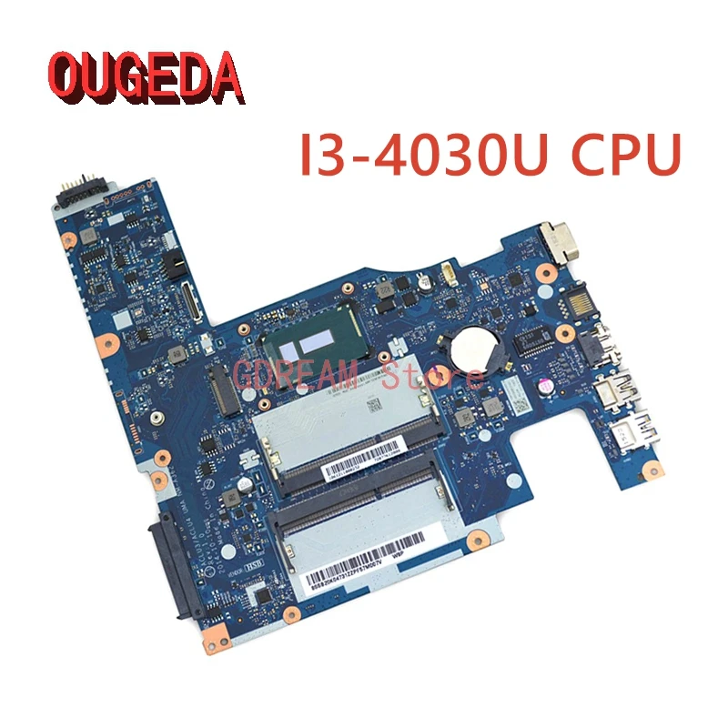 

OUGEDA 5B20H54321 NM-A362 Main board for LENOVO Ideapad G50-80 Laptop motherboard SR1EN I3-4030U CPU DDR3 full tested