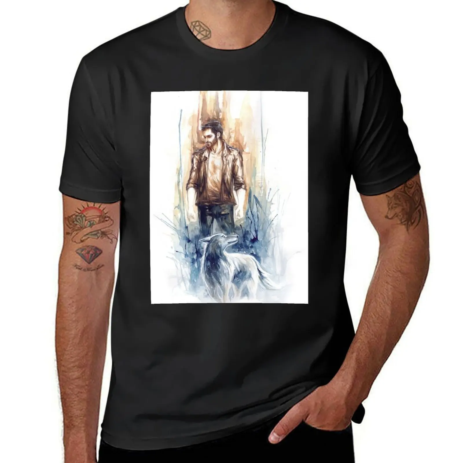 Derek Hale T-Shirt plus size tops sublime graphics hippie clothes mens plain t shirts