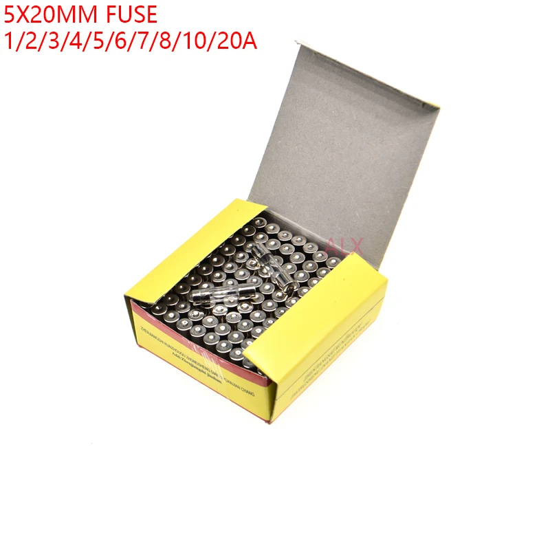 10x 0,315A 315mA 5x20mm Rohr Glas Fast Blow Equipment PCB Auto Van DJ