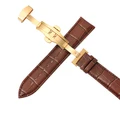 Brown gold buckle