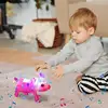 Electric Walking Pig Toy LED Lighting Musical Pig Animal Interactive Pig Pet Toy Kids Xmas Gift Electronics Robot Christmas Gift 4