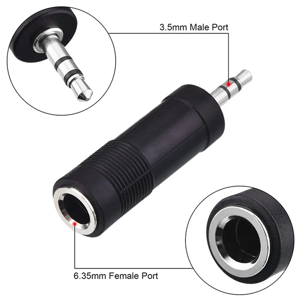 Stereo Audio Headphone and Microphone Adapter Converter