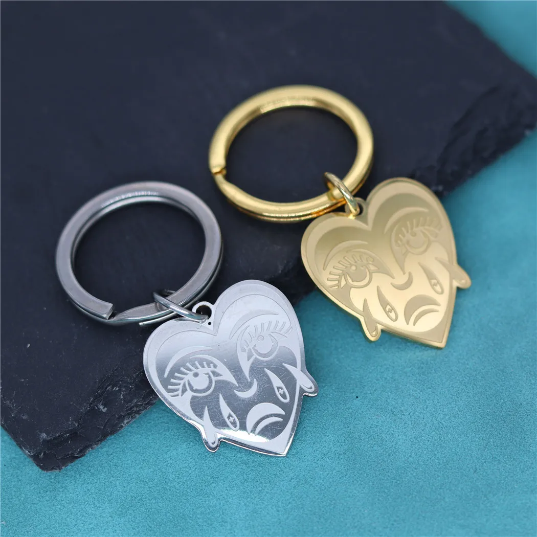 Crying Heart Keyring Keychain — Stay Cute