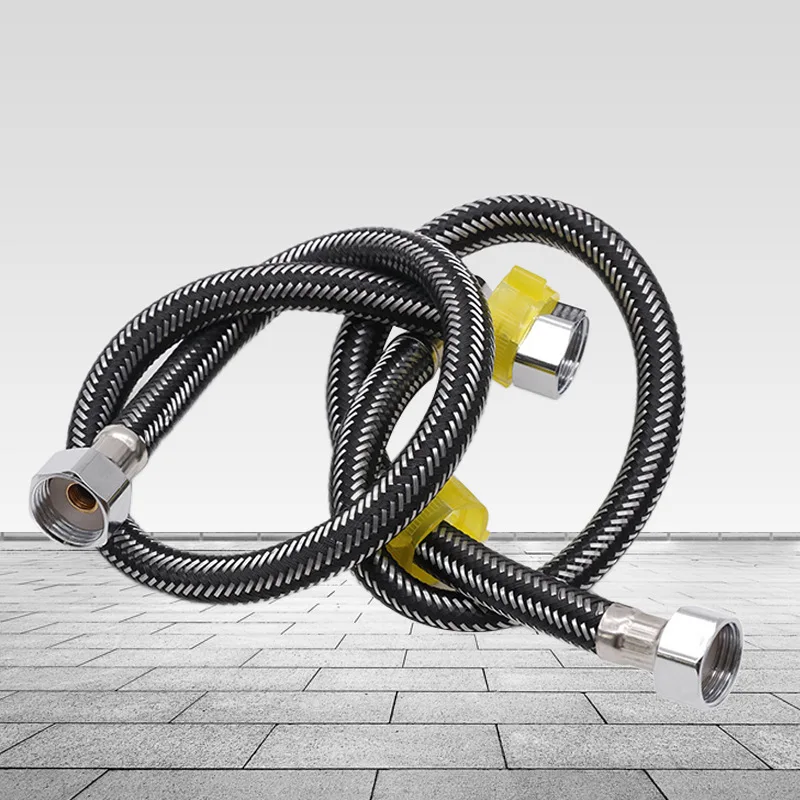 Sianco 1/2 Stainless Steel Plumbing Anti-explosion Flexible Braided Hose  Water Pipe for Kitched Bathroom Faucet 20cm~70cm - AliExpress