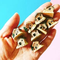Miniature Cottage Set - Fairy Garden & Terrarium Decor (9 random houses)