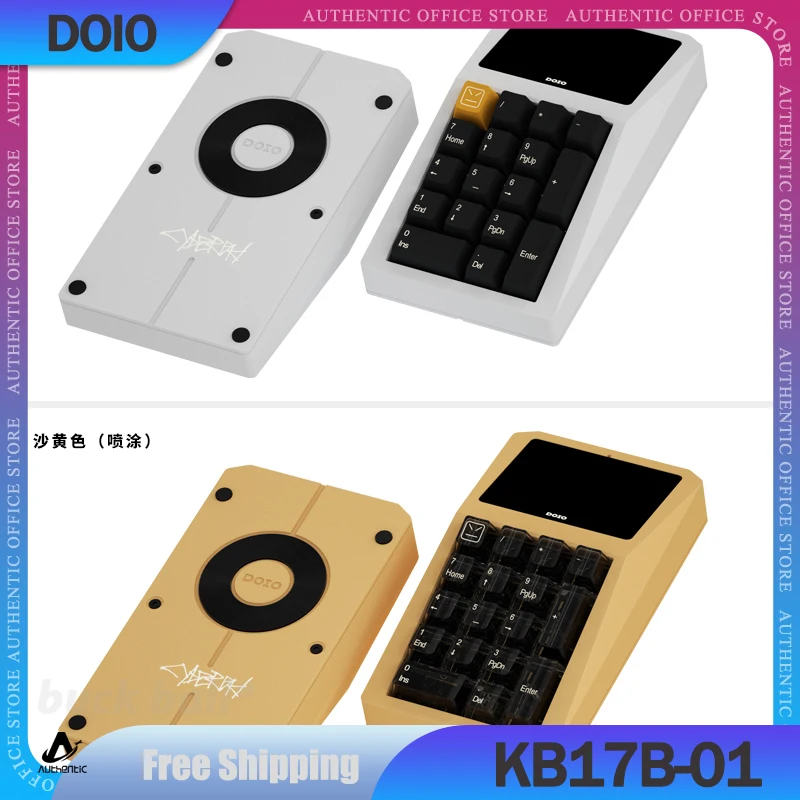 

Doio Kb17-B01 Numeric Keypad Kit 2 mode Bluetooth Mechanical Keyboard Aluminum Alloy Cyberpad Custom Hot Swap Gamer Accessories