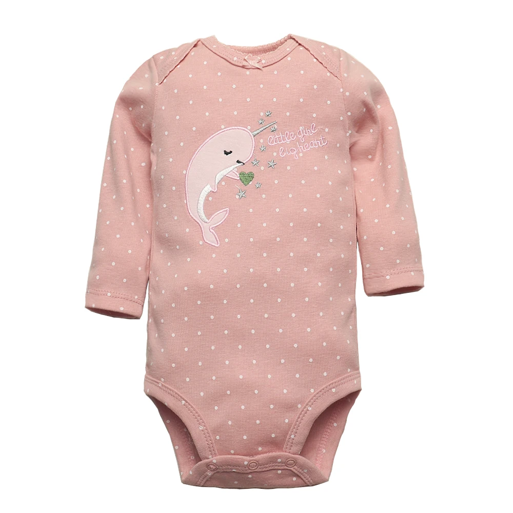 Newborn Baby Bodysuits Long Sleeve Baby Girl Jumpsuit 2023 Unisex 5-pack Cotton Baby Boy Clothes Cartoon Infantil Clothing 6