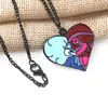 Steven and Universe Necklace Classic Cartoon Periphery Cute Enamel Heart Brooch Pendant  Jewelry Gift for Movie Fans 4
