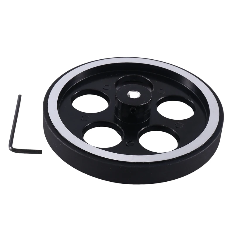 

300Mmx6Mm Industrial Aluminum Rubber Measuring Encoder Meter Wheel for Industrial Encoder