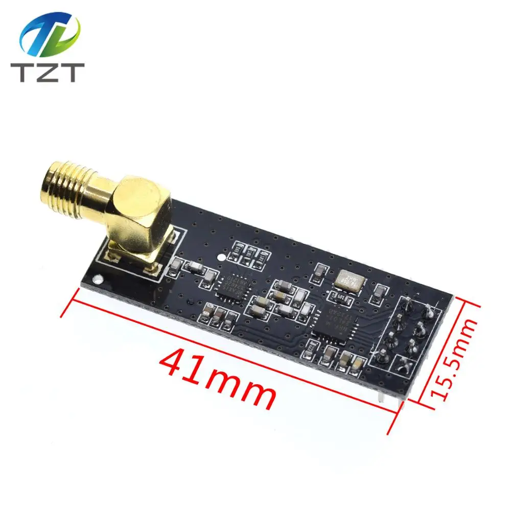 1 db 2,4G 1100 méteres nagy távolságú NRF24L01 PA LNA vezeték nélküli modul antennával
