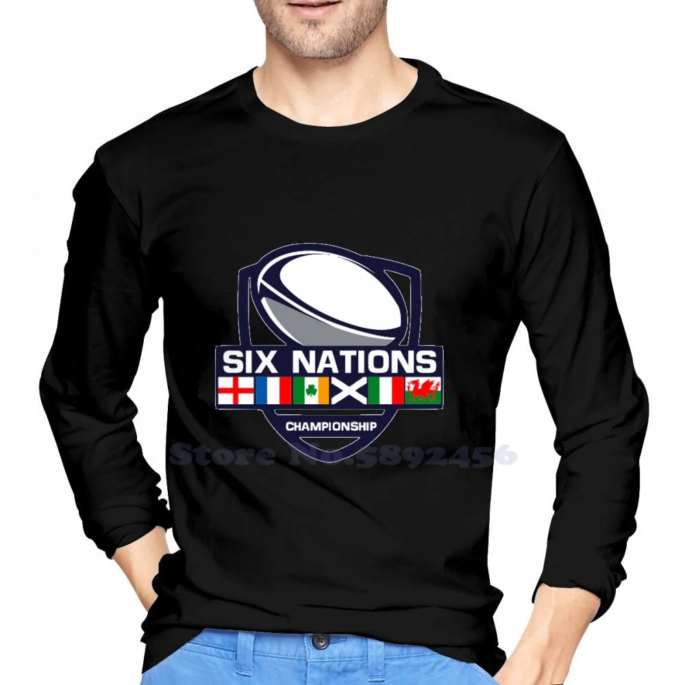 thumbnail image 1 of Sudadera con capucha de alta calidad 100 % algodón de moda de las Seis Naciones de rugby, 1 of 5