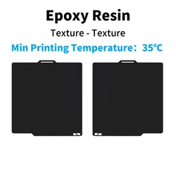 Enhanced Textured PEI Spring Steel Build Plate - 257x257mm, Double - Sided Surface - 257x257mm (Epoxy Resin Plate)