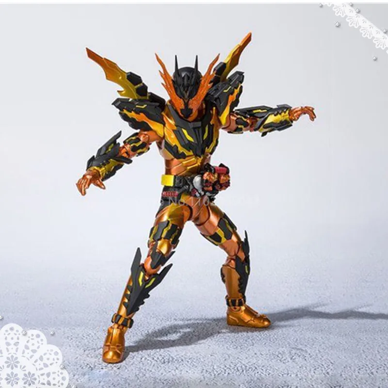 

New Shf Kamen Rider Empty Real Bone Carving Lava Dragon Armor Wu Rabbit Tank Masked Super Hero Model Action Figure Boys Toys