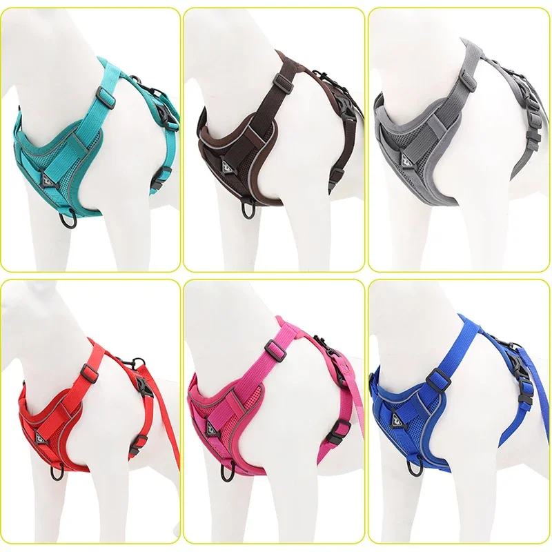 Reflective Pet Training Walking Harness Lead Leash Adjustable Puppy Harness Vest for Small Dogs Chihuahua Yorkies Chest Strap pet harness leash set pet harness set pet leash set