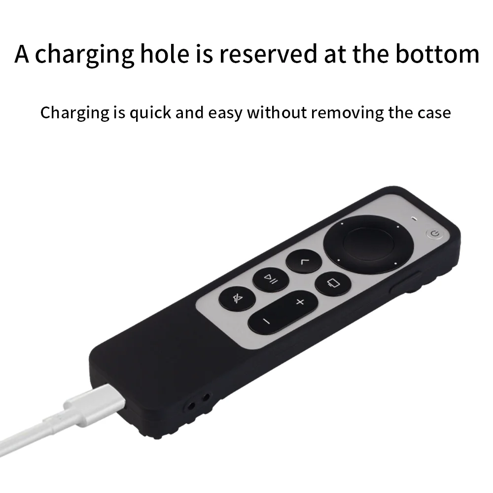 Silicone Remote Protective Shell Apple TV 4K Siri Remote Anti-Slip Shockproof Cover silicone remote case silicone remote sleeve silicone remote cover silicone case protector remote controller cover