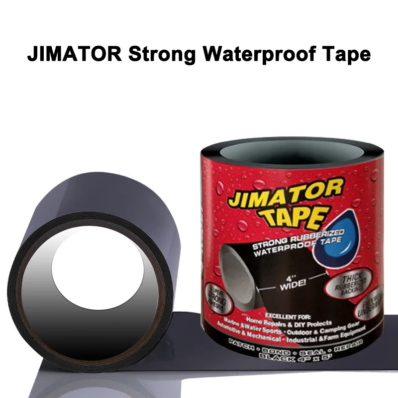 

1Roll JIMATOR TAPE Waterproof Tape of The Same Type Strong Water Pipe Repair Pipe Cracks Repair Quick Sealing Tape