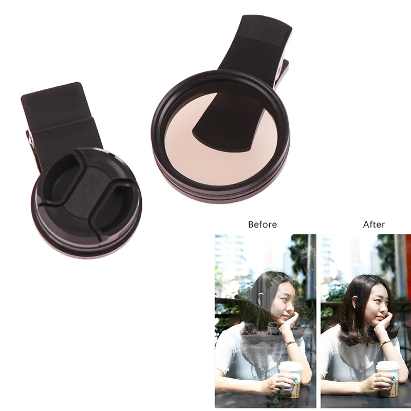 Camera Lens Filter Circular Polarizing Filter Phone Lens Filter Photography Filter Universal Portable Professional Phone Polarizer Wide Angle Lens 37/52MM CPL Filter Circular Camera Accessories