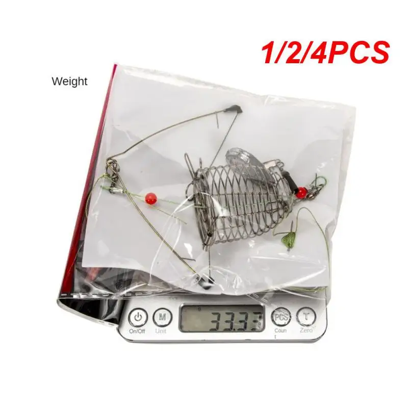 

1/2/4PCS Bait Feeder Total Length Of About 74cm Quasi Precise Fish Lure Firmly Connected Quickly Stabbing Fish Higher Strength