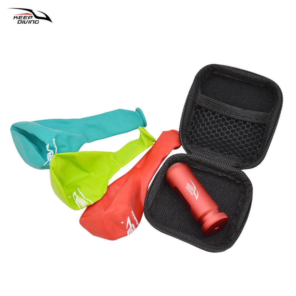 Scuba diving accessories 1 Set Frenzel Ear Equalization Training Tool Aluminum Alloy Freediving Underwater Apnea Auxiliary Practing Professional