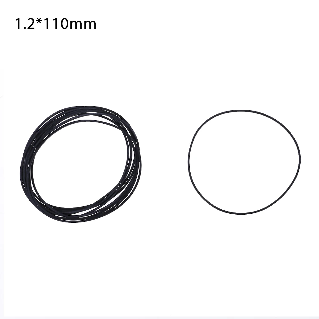10 Stück Laufwerk Flachriemen Gummi DVD Kassetten rekorder Plattenspieler Riemen Riemen Kassette Ersatz quadrat 1,2mm Drops hip – Detail 24