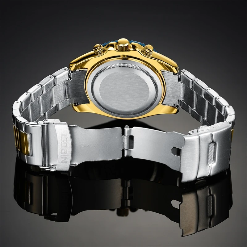 2025 Luxury NIBOSI Watch for Men Top Brand New Sport Men's Watches Waterproof Chronograph Genuine Men's Watch Relogio Masculino 2